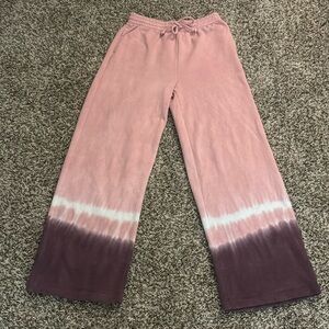 VS Pink Wide Leg Sweatpants